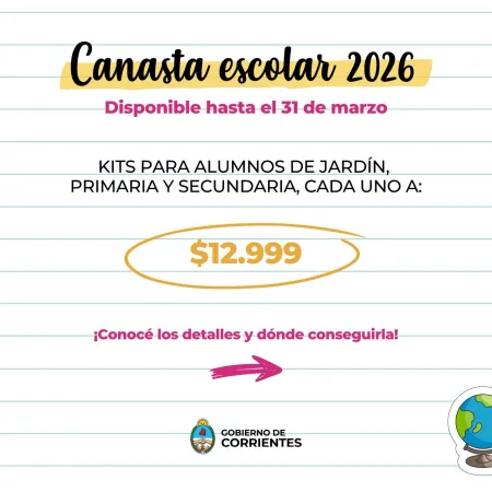 Descuentos en la compra de útiles, impulsan el inicio del ciclo escolar para los correntinos