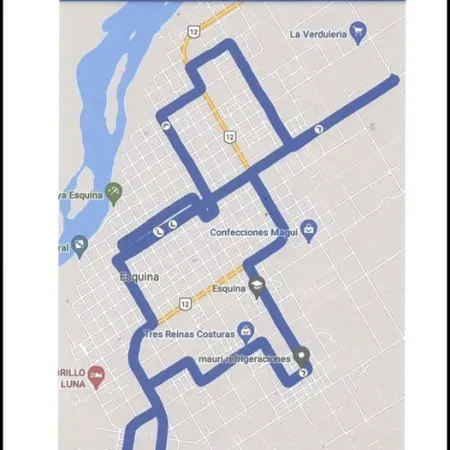 Regresa el colectivo urbano en Esquina con su recorrido habitual