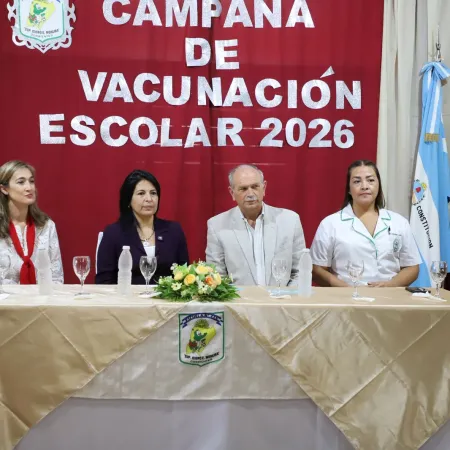 La Provincia presentó la Campaña de Vacunación Escolar 2026