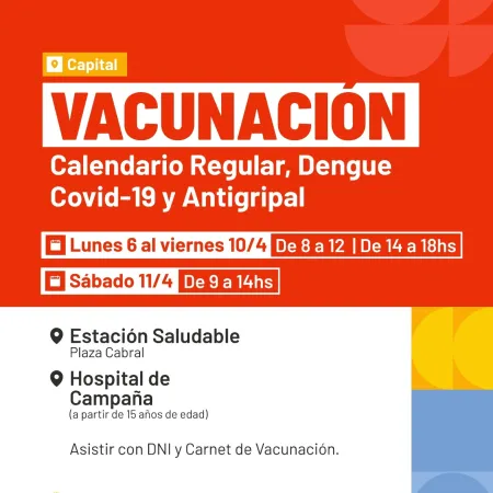 Se recomienda completar el calendario de vacunación y antigripal para grupos de riesgo