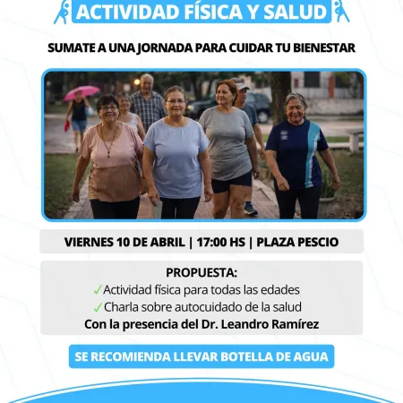 Este viernes, Esquina apuesta al bienestar en Plaza Pescio