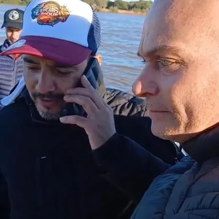 Valdés desde el río en vivo con Radio del Guaran : “Contento con una captura y con una fiesta que fue un verdadero éxito”