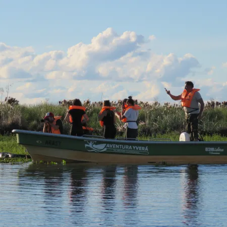 Alumnos de intercambio hicieron una visita académica y cultural a los Esteros del Iberá