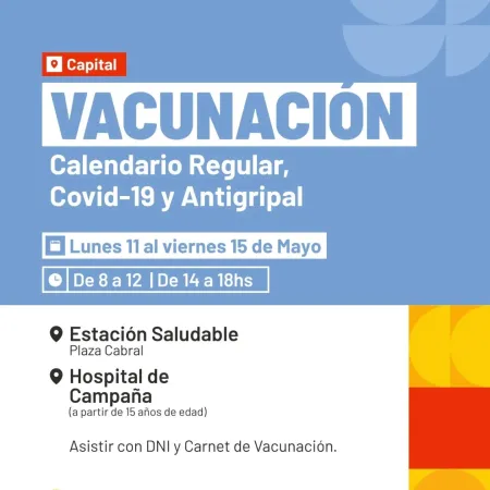 El Gobierno provincial recomienda completar el calendario de vacunación y antigripal para grupos de riesgo