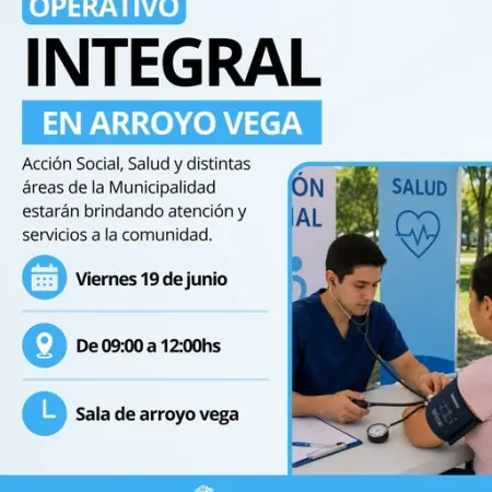 El Municipio de Esquina realizará un Operativo Integral en Arroyo Vega