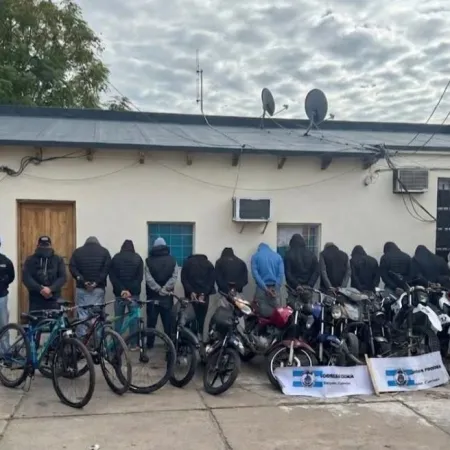 Esquina: 14 detenidos tras un allanamiento por presunto narcomenudeo y secuestro de vehículos y drogas