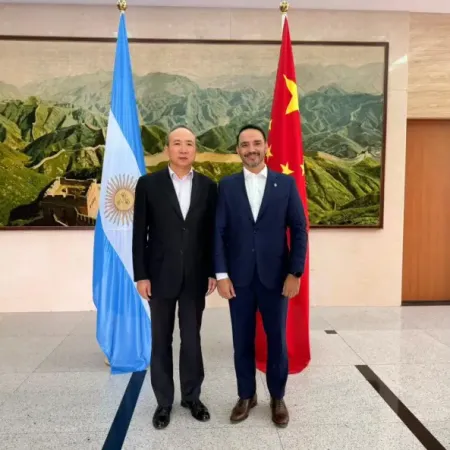 Valdés presentó el potencial productivo de Corrientes ante el embajador de China