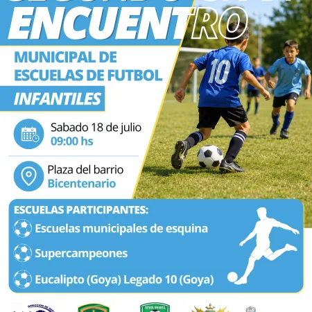 Esquina será sede del Segundo Encuentro Municipal de Escuelas de Fútbol Infantil