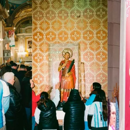Una multitud se acercó a la iglesia de San Expedito para pedir por la Selección Argentina a horas de la final del Mundial 2026: “Hay que bendecir todo”