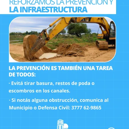 El Municipio de Esquina intensifica el Plan Hídrico para prevenir el impacto climático de El Niño