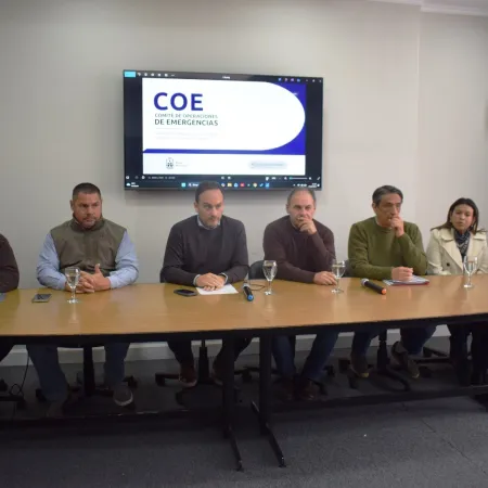 Intendente Hormaechea dispuso la creación del COE para fortalecer la respuesta ante emergencias climáticas