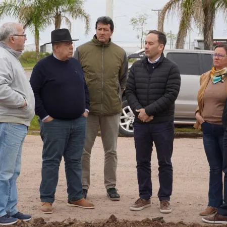 Inician pavimentación de calle de acceso al Parque Industrial de Goya