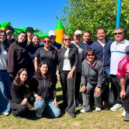 Esquina: Olivetti acompañó al CEF N.º 24 en una jornada especial por el Día de las Infancias