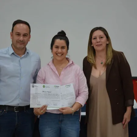 Hormaechea acompañó la entrega de certificados de capacitación