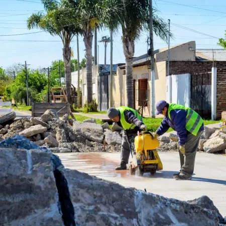 Goya avanza con un plan de bacheo para mejorar las calles de la ciudad
