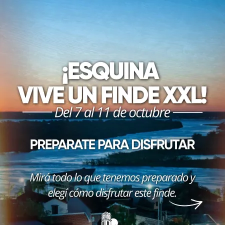 Esquina se prepara para cinco días de actividades y propuestas para disfrutar el fin de semana largo