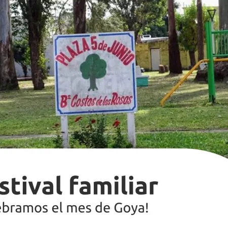 Goya invita a disfrutar de una tarde en familia con música y actividades en la Plaza 5 de Junio