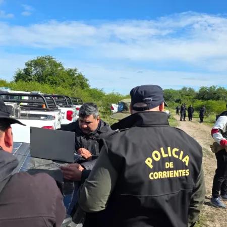 Más de 80 efectivos policiales participan del operativo para encontrar a la docente desaparecida en Esquina