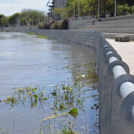Zona inundable: escenario Paseo Inferior Costanera Goya