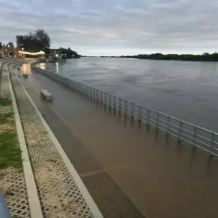 La crecida del Paraná pone en alerta a Goya: 14 familias debieron dejar sus hogares